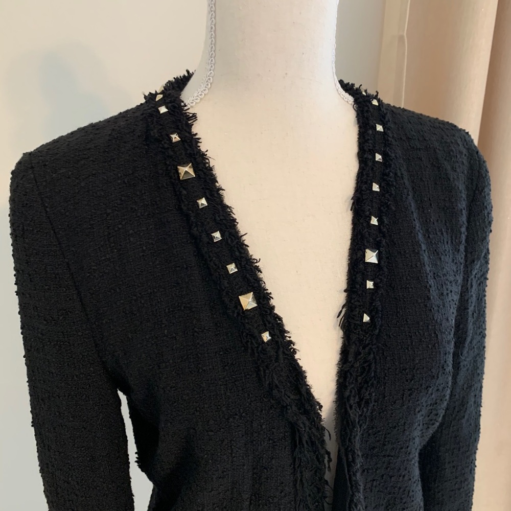 Zara black long cardigan